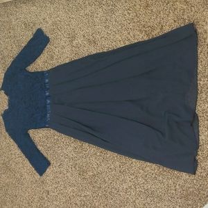 Navy blue formal dress